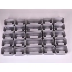 Drukowane pojemniki do Qbrick System Prime - szare