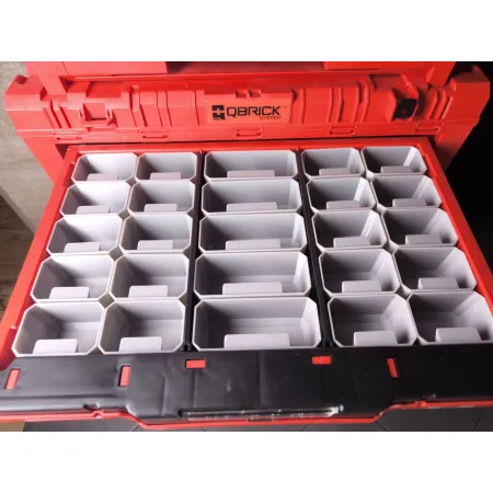 Drukowane pojemniki do Qbrick System Prime - szare