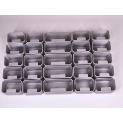 Drukowane pojemniki do Qbrick System Prime - szare