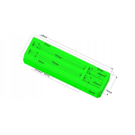 Akcesoria Qbrick Uchwyt Poziomnicy i prowadnicy