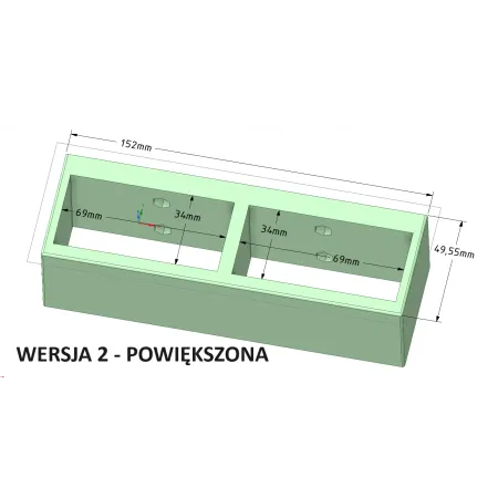 Akcesoria Qbrick Uchwyt Poziomnicy powiększony