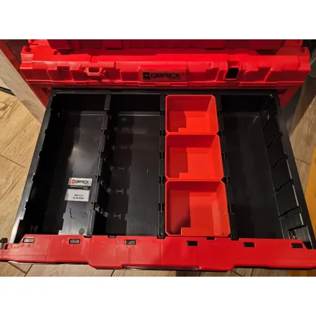 Qbrick System ONE Drawer 3 Toolbox 2.0 - zestaw pojemników 3 na rząd