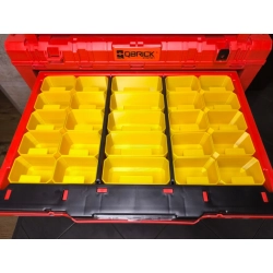 Drukowane pojemniki do Qbrick System Prime - żółte